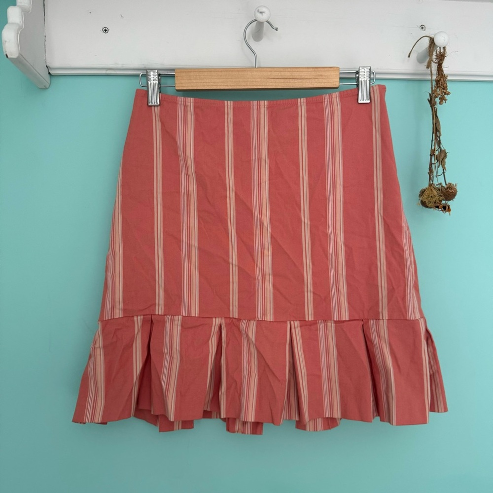Striped cotton skirt from the Loft